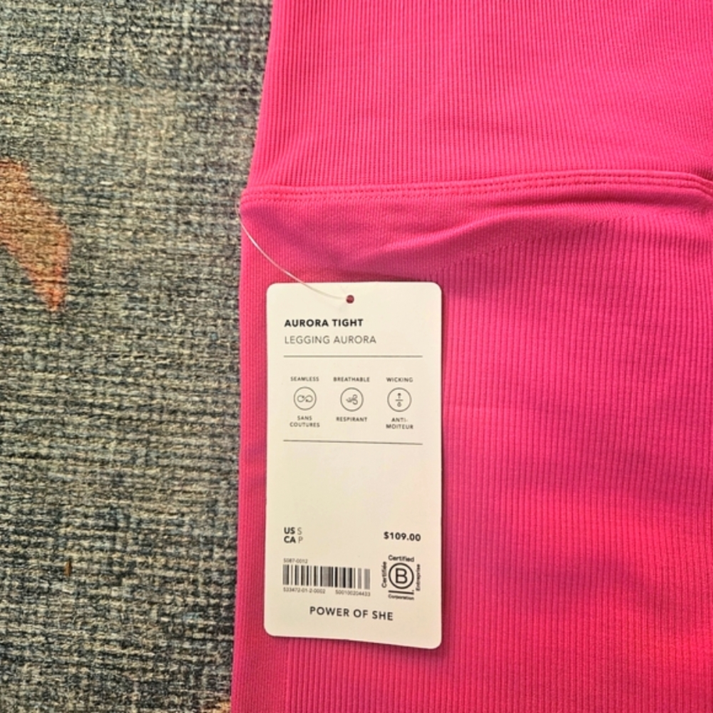 Pink Aurora Tight Leggings